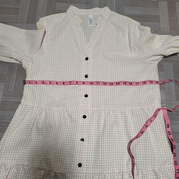 Beachsissi gingham searsucker dress. large - Picture 3 of 5